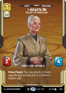 Jocasta Nu - The Gift of Knowledge (Prestige Foil) (1084) [Legends of the Force] Foil