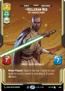 Kelleran Beq - The Sabered Hand (Prestige Foil) (1086) [Legends of the Force] Foil