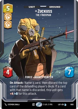 Zuckuss - The Findsman (Prestige Foil) (1093) [Legends of the Force] Foil