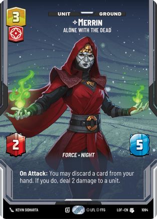 Merrin - Alone with the Dead (Prestige Foil) (1094) [Legends of the Force] Foil