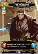 Obi-Wan Kenobi - Protective Padawan (Prestige Foil) (1096) [Legends of the Force] Foil