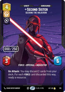 Second Sister - Seeking the Holocron (Serialized) (1115) [Legends of the Force] Foil