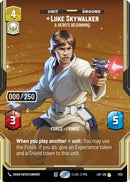 Luke Skywalker - A Hero's Beginning (Serialized) (1125) [Legends of the Force] Foil