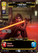 Shin Hati - Overeager Apprentice (Serialized) (1158) [Legends of the Force] Foil