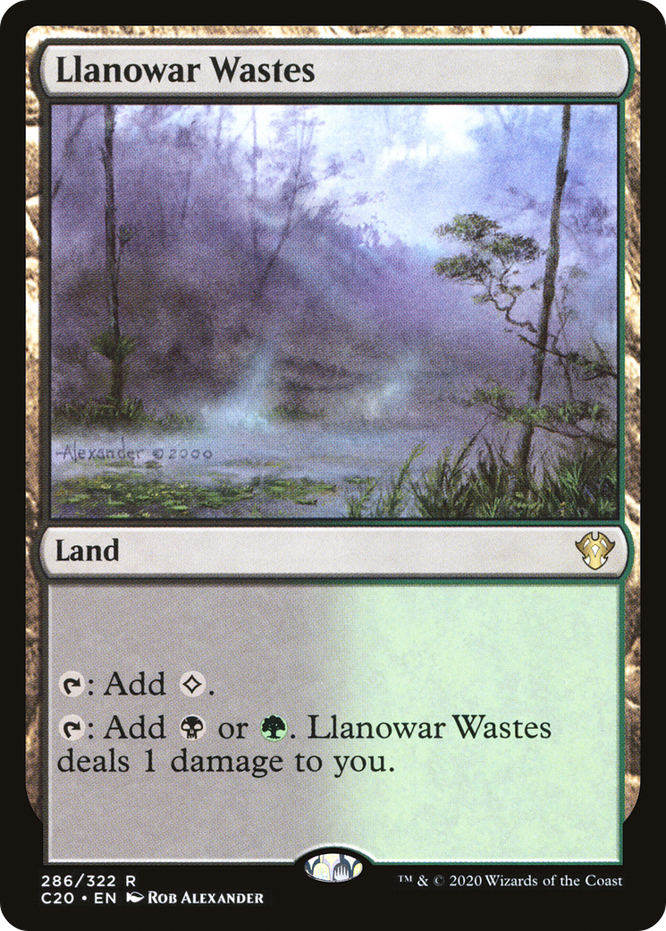 Llanowar Wastes (C20-286) [Commander 2020]