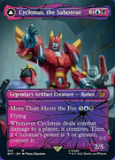 Cyclonus, the Saboteur // Cyclonus, Cybertronian Fighter (BOT-023) [Transformers]: (convertdfc, shatteredglass) (Borderless) Foil