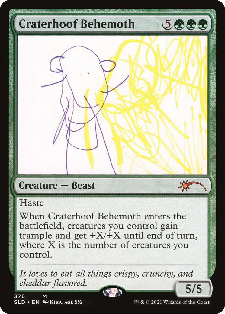 Craterhoof Behemoth (SLD-376) [Secret Lair Drop]