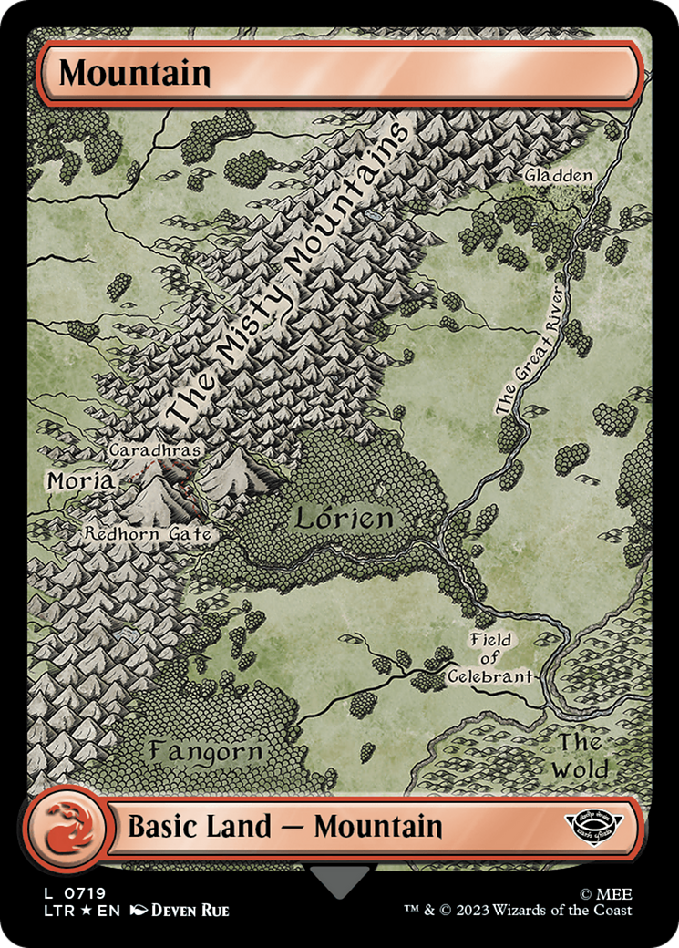 Mountain (LTR-719) [The Lord of the Rings: Tales of Middle-earth] Foil
