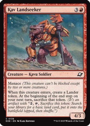 Kav Landseeker (EOE-138) [Edge of Eternities] Foil