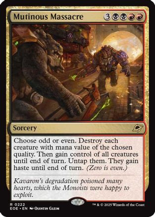 Mutinous Massacre (EOE-222) [Edge of Eternities]