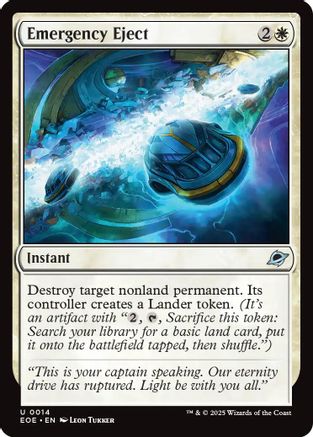 Emergency Eject (EOE-014) [Edge of Eternities] Foil