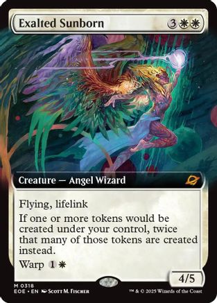 Exalted Sunborn (Extended Art) (EOE-318) [Edge of Eternities] Foil