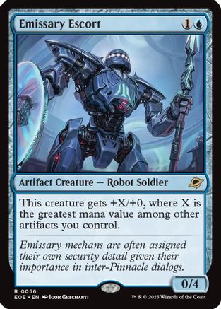 Emissary Escort (EOE-056) [Edge of Eternities] Foil
