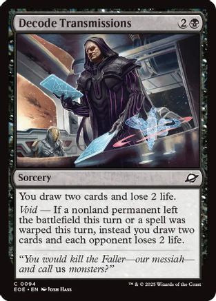 Decode Transmissions (EOE-094) [Edge of Eternities] Foil
