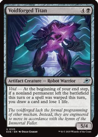 Voidforged Titan (EOE-125) [Edge of Eternities] Foil