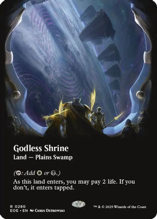 Godless Shrine (Borderless) (EOE-280) [Edge of Eternities]