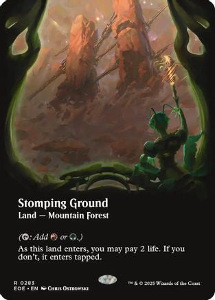 Stomping Ground (Borderless) (EOE-283) [Edge of Eternities] Foil