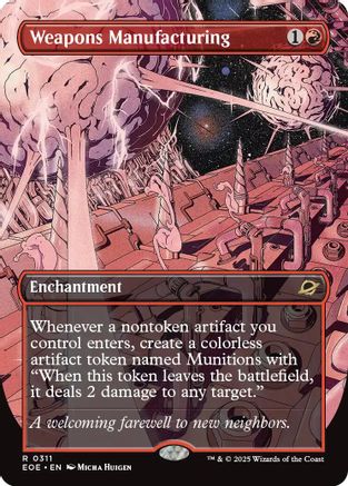 Weapons Manufacturing (Borderless) (EOE-311) [Edge of Eternities]