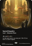Sacred Foundry (Borderless) (Galaxy Foil) (EOE-377) [Edge of Eternities] Foil