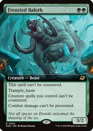 Frenzied Baloth (Extended Art) (EOE-342) [Edge of Eternities] Foil