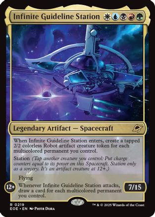 Infinite Guideline Station (EOE-219) [Edge of Eternities] Foil