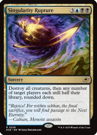 Singularity Rupture (EOE-228) [Edge of Eternities]