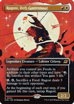 Ragost, Deft Gastronaut (Borderless) (EOE-300) [Edge of Eternities] Foil