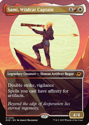 Sami, Wildcat Captain (Borderless) (EOE-301) [Edge of Eternities]
