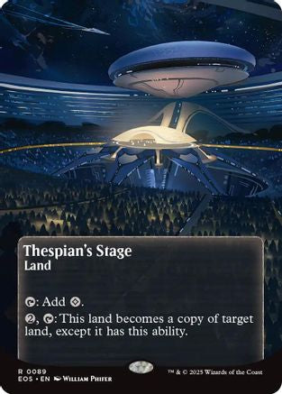 Thespian's Stage (0089) (Borderless) (EOS-089) [Edge of Eternities: Stellar Sights] Foil