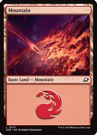 Mountain (0273) (EOE-273) [Edge of Eternities] Foil