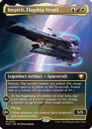 Inspirit, Flagship Vessel (Borderless) (EOC-002) [Commander: Edge of Eternities] Foil