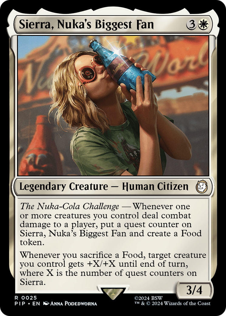 Sierra, Nuka's Biggest Fan (PIP-025) [Fallout] Foil