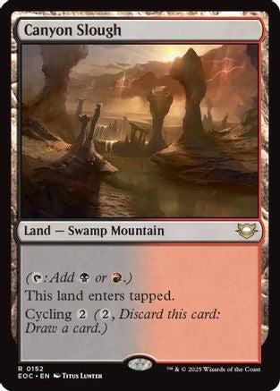 Canyon Slough (EOC-152) [Commander: Edge of Eternities]