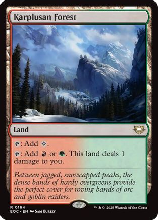 Karplusan Forest (EOC-164) [Commander: Edge of Eternities]