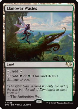 Llanowar Wastes (EOC-165) [Commander: Edge of Eternities]