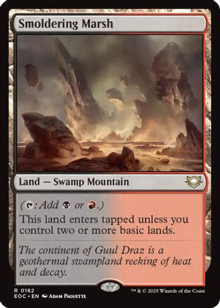 Smoldering Marsh (EOC-182) [Commander: Edge of Eternities]