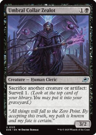 Umbral Collar Zealot (EOE-123) [Edge of Eternities] Foil
