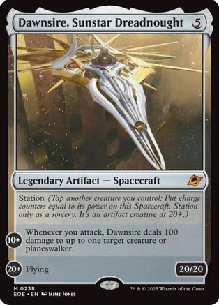 Dawnsire, Sunstar Dreadnought (EOE-238) [Edge of Eternities] Foil