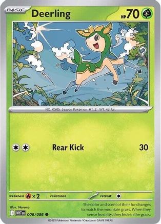 Deerling 6 - [SV White Flare]