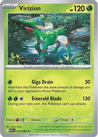 Virizion 10 - [SV White Flare] Reverse Holofoil