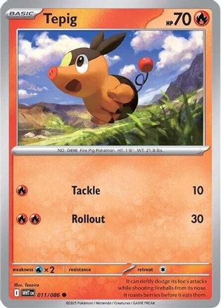 Tepig 11 - [SV White Flare]