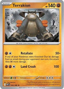 Terrakion 54 - [SV White Flare] Holofoil