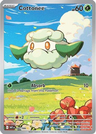 Cottonee - 090/086 90 - [SV White Flare] Holofoil