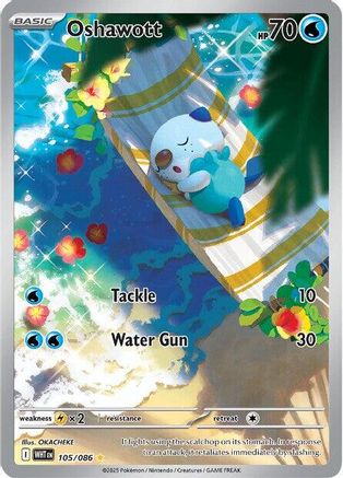 Oshawott - 105/086 105 - [SV White Flare] Holofoil