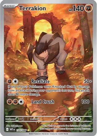 Terrakion - 135/086 135 - [SV White Flare] Holofoil