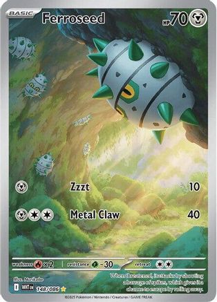 Ferroseed - 148/086 148 - [SV White Flare] Holofoil