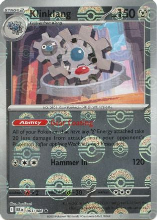 Klinklang (Poke Ball Pattern) 63 - [SV Black Bolt] Holofoil