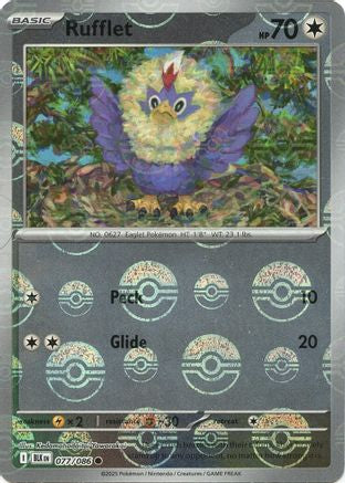 Rufflet (Poke Ball Pattern) 77 - [SV Black Bolt] Holofoil