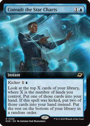 Consult the Star Charts (Extended Art) (EOE-325) [Edge of Eternities] Foil