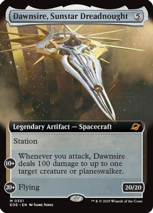 Dawnsire, Sunstar Dreadnought (Extended Art) (EOE-351) [Edge of Eternities]